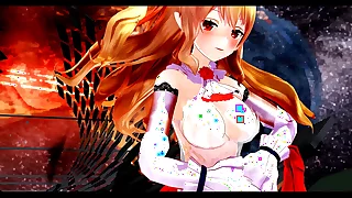 two whores shake their breasts to the music